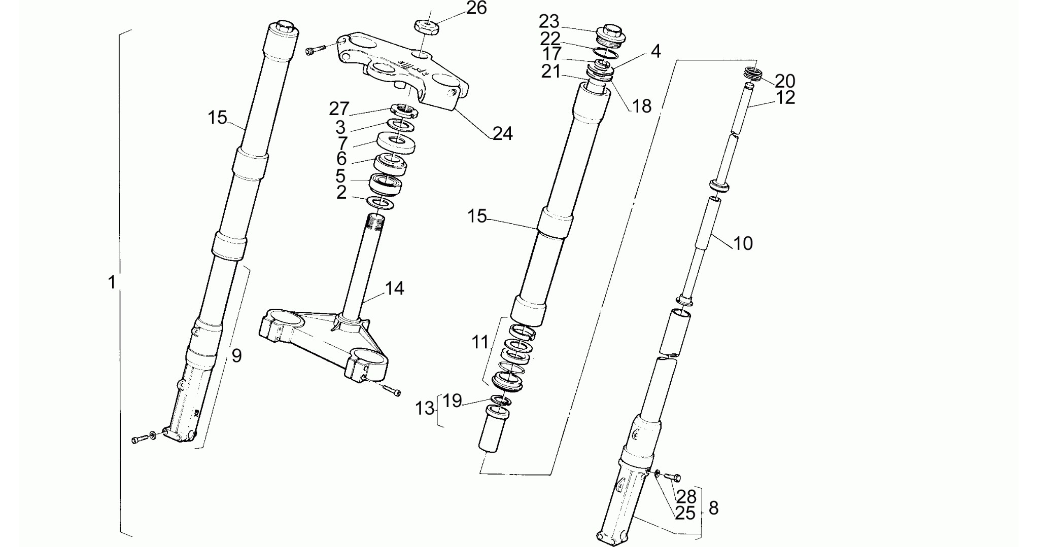 Front fork L