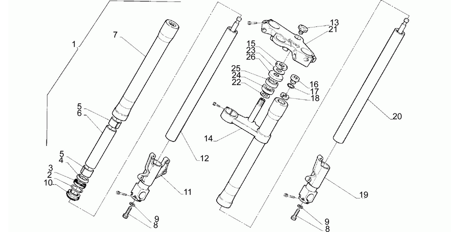 Front fork M/N
