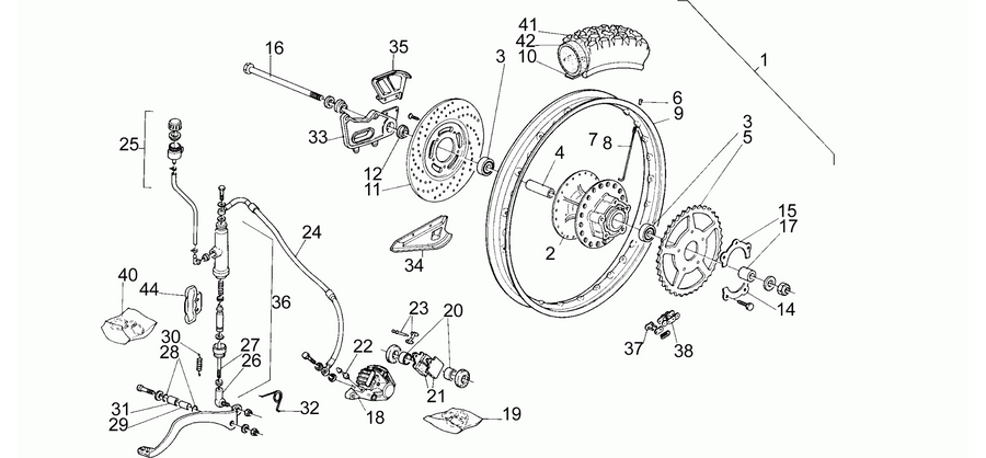 Rear wheel