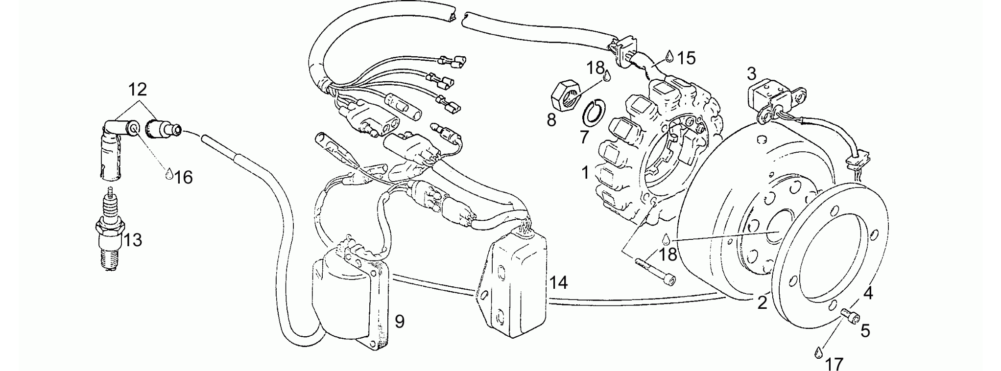 Cdi magneto assy