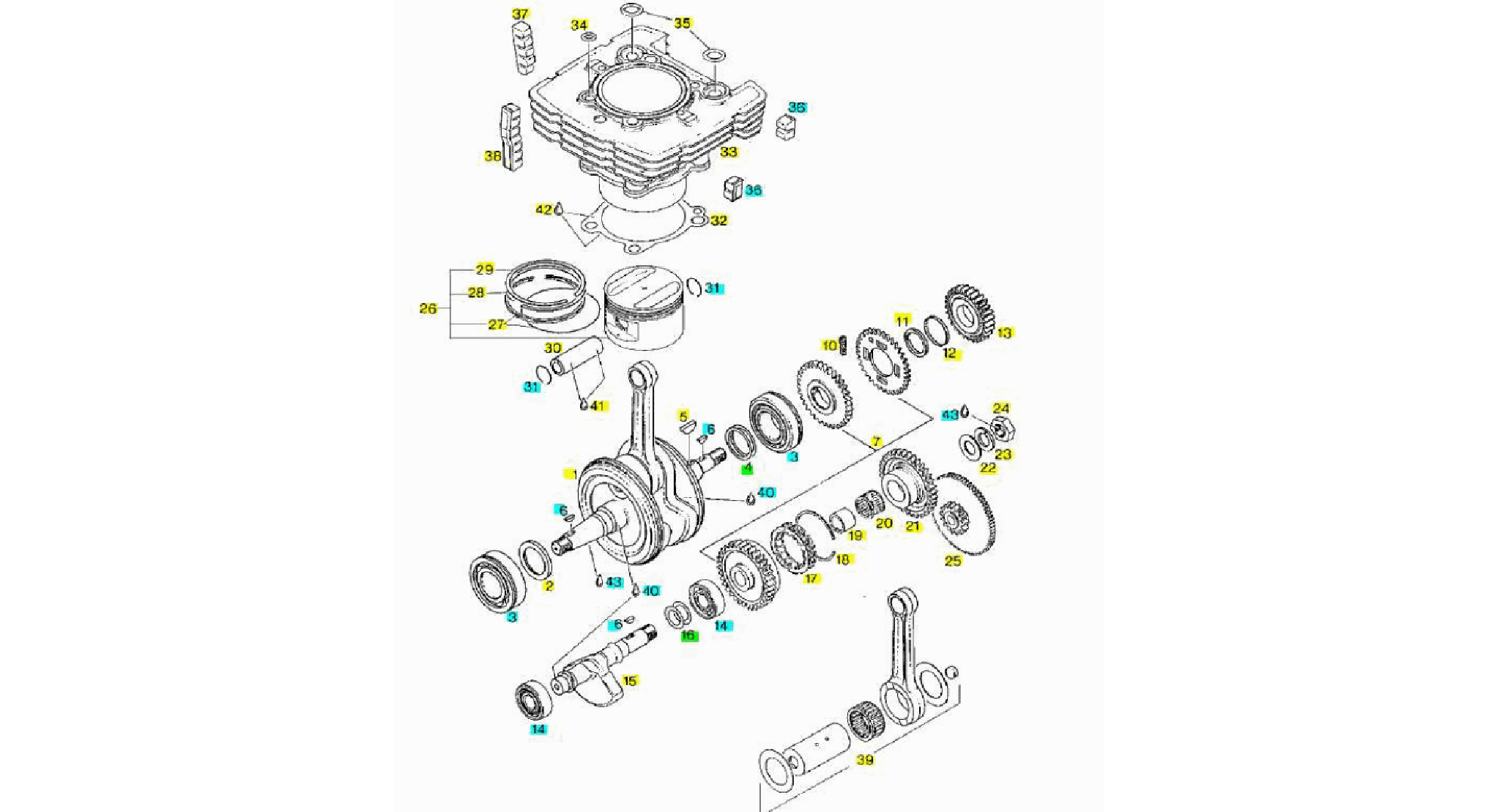 Drive shaft - Cylinder