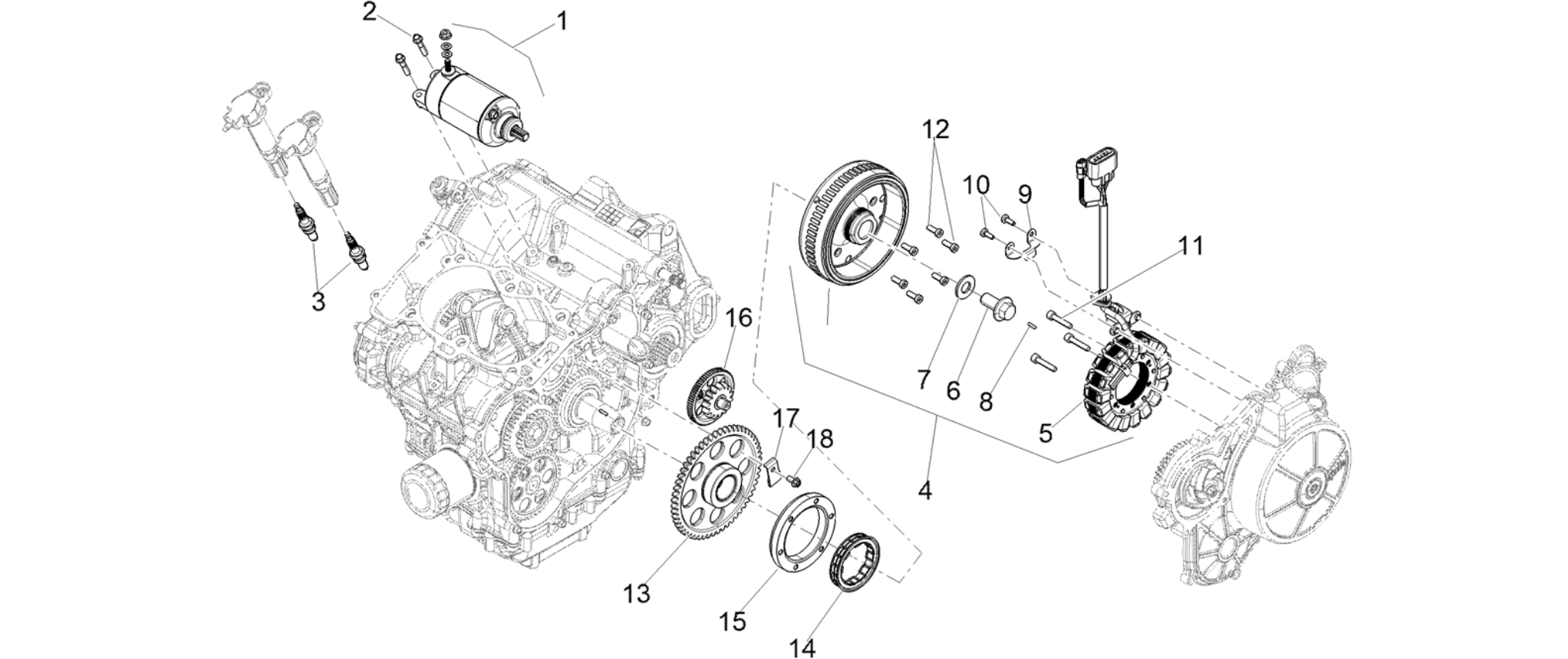 Cdi magneto assy / Ignition unit