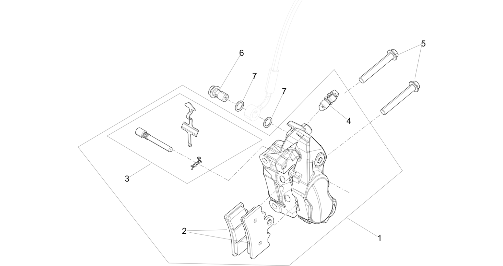 Front brake caliper