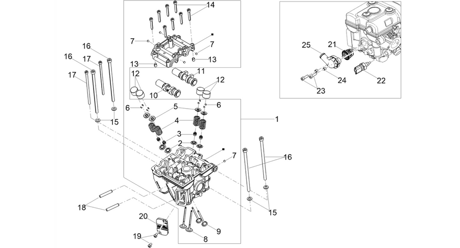 Cylinder head - valves