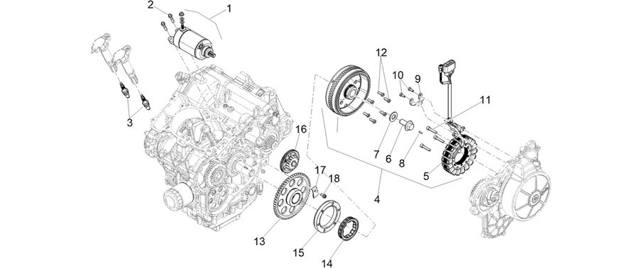Cdi magneto assy / Ignition unit