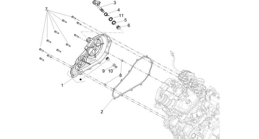 Clutch cover