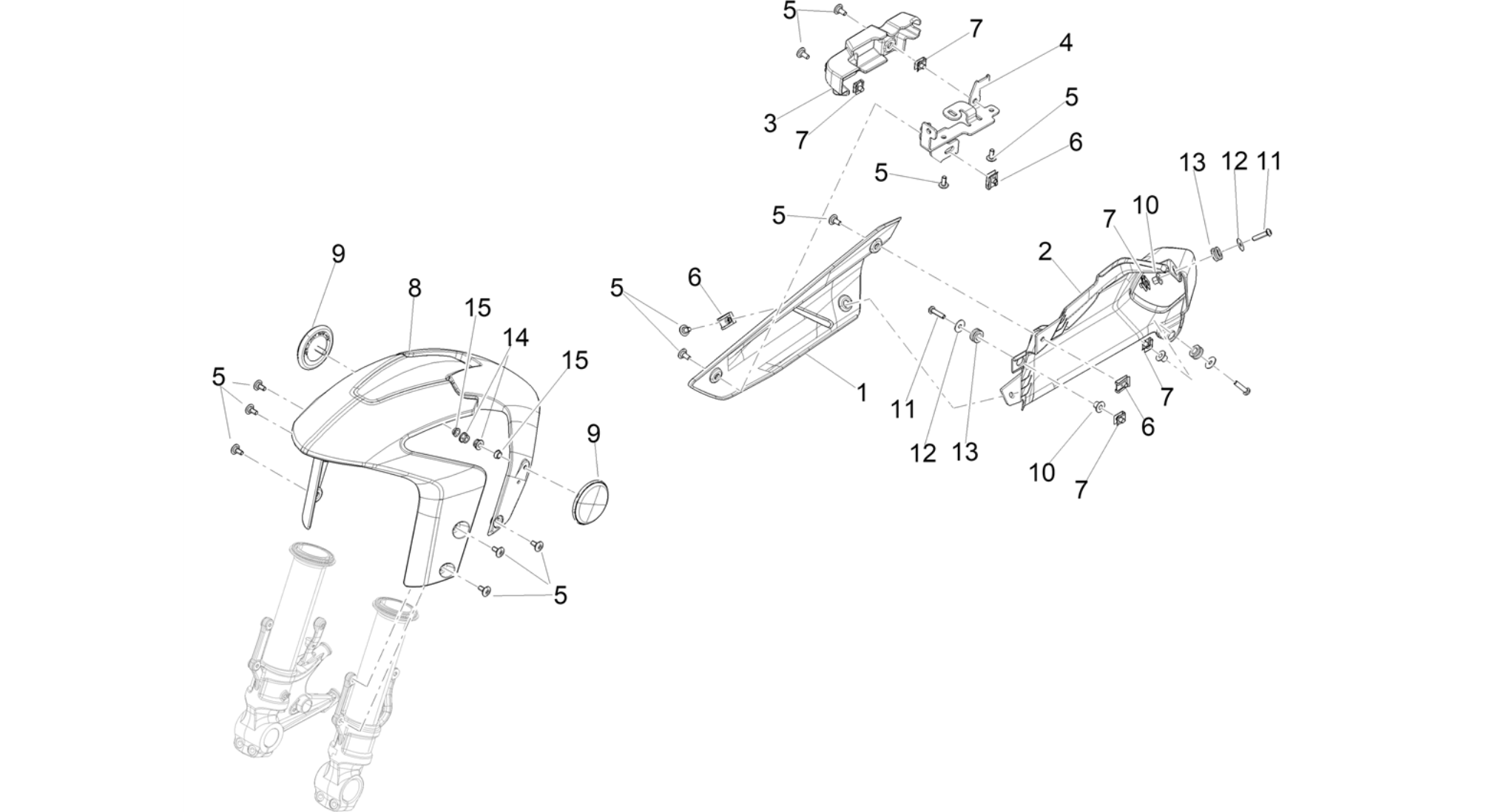 Front mudguard-Pillar