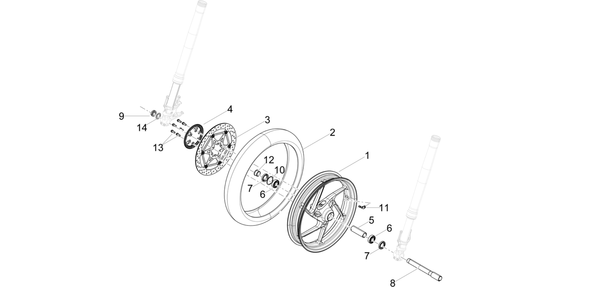 Front wheel