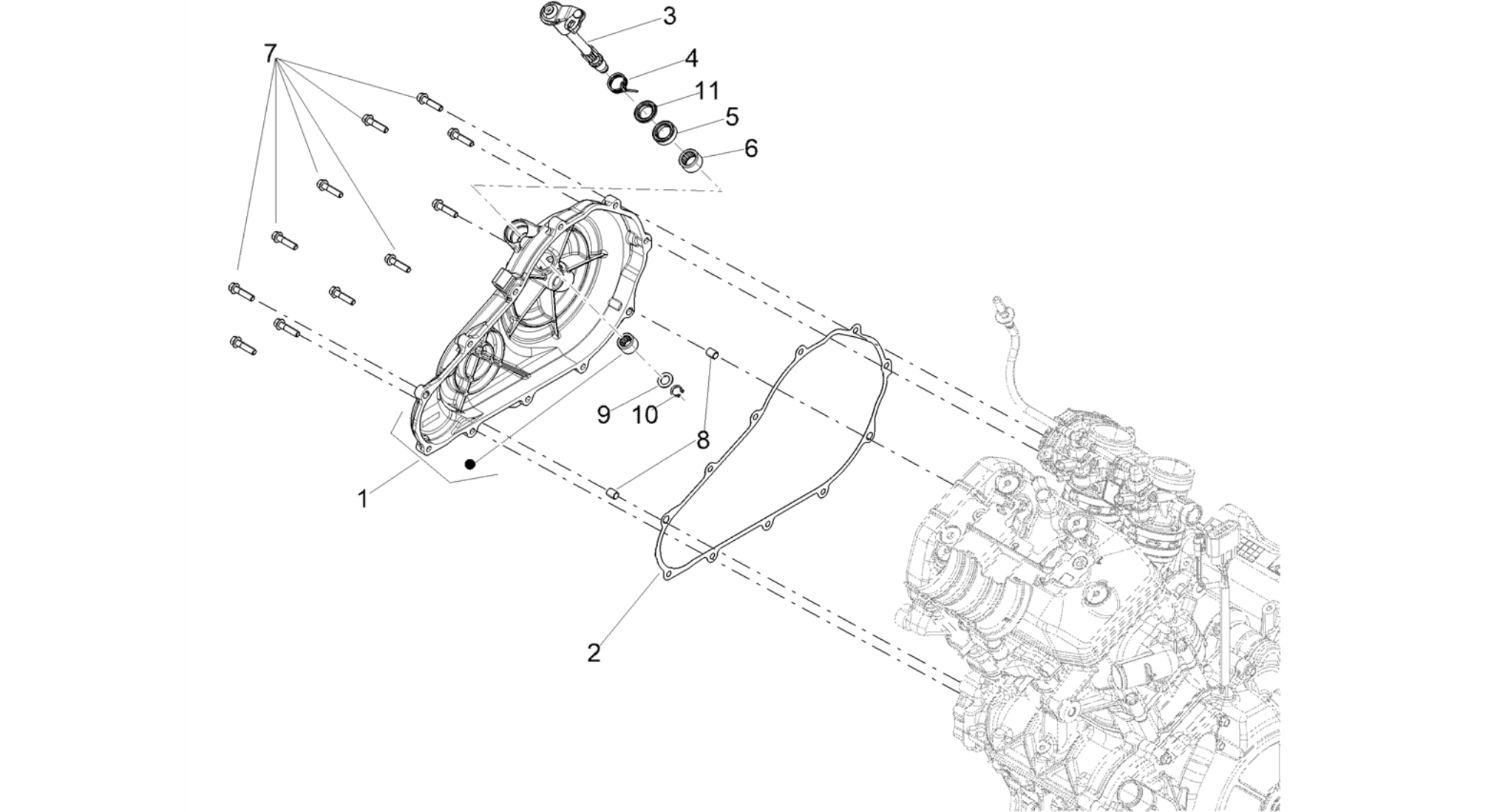 Clutch cover