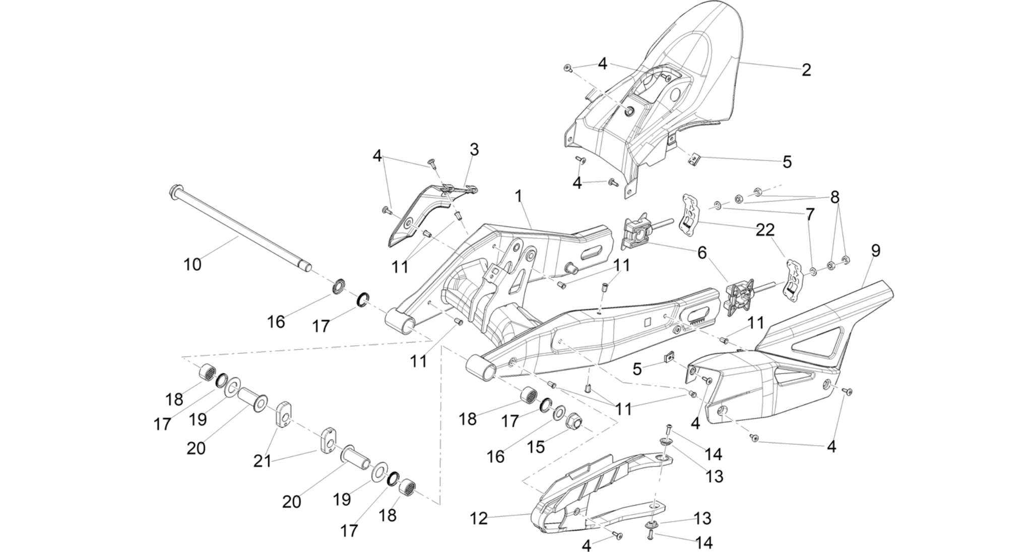 Swing arm