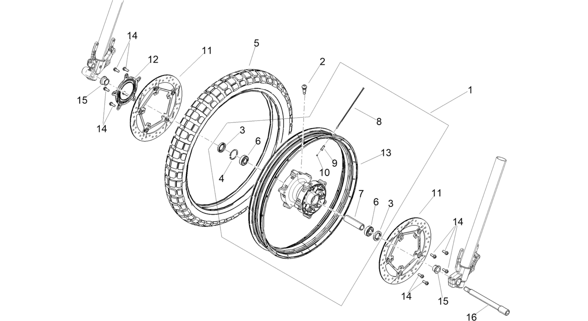 Front wheel