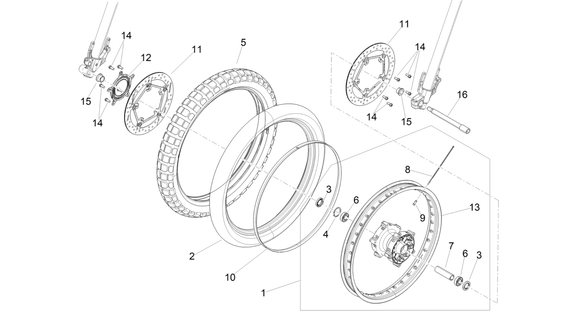 Front wheel