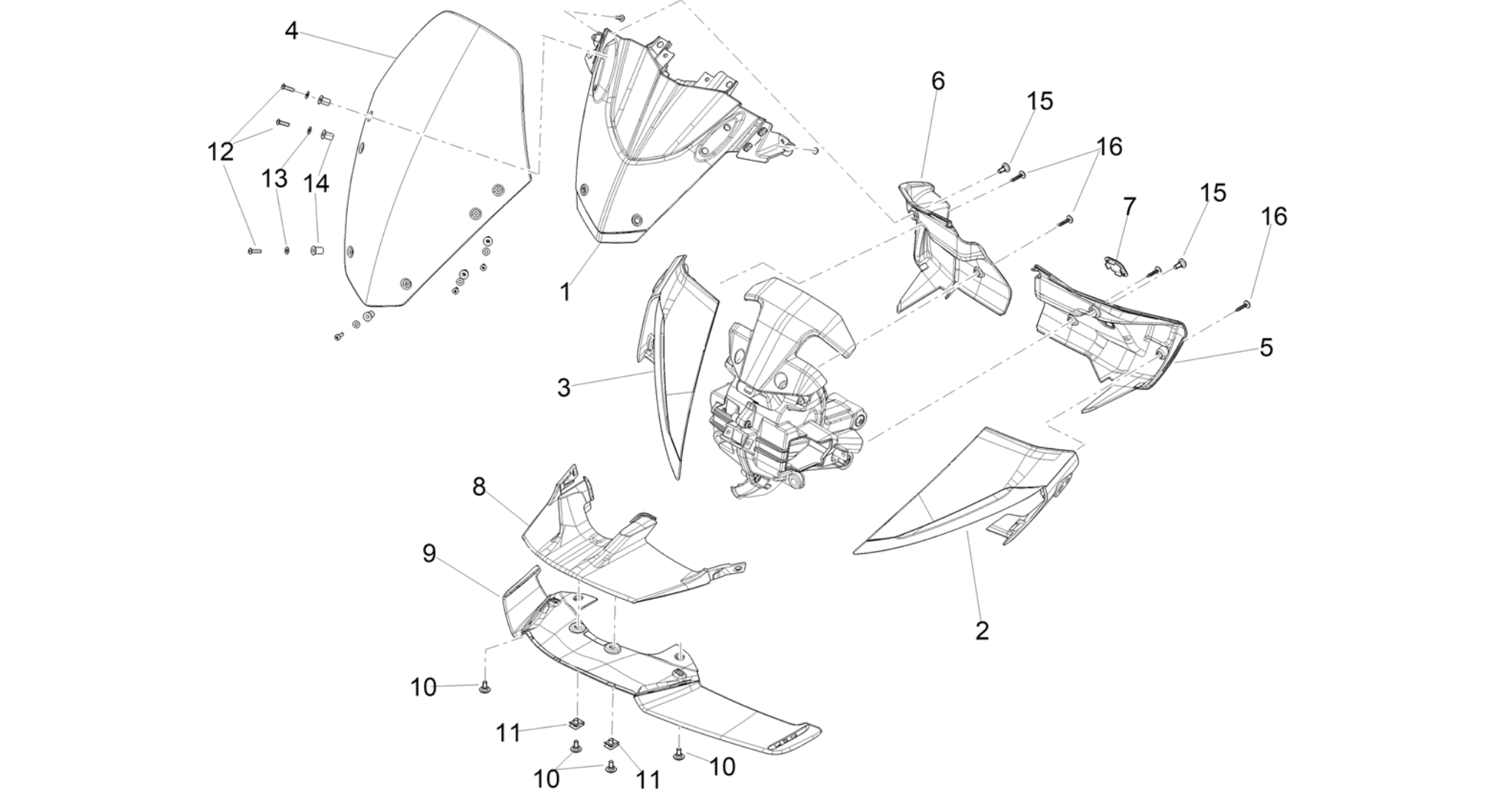 Front fairing