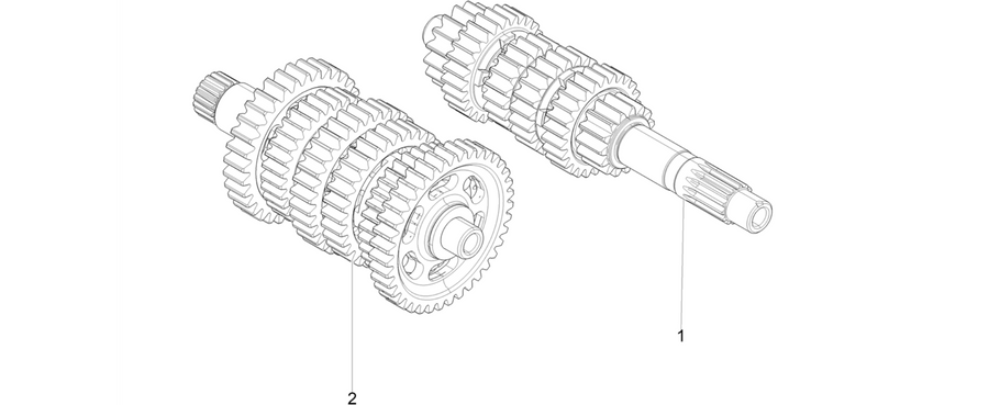 Gear box / Selector / Shift cam