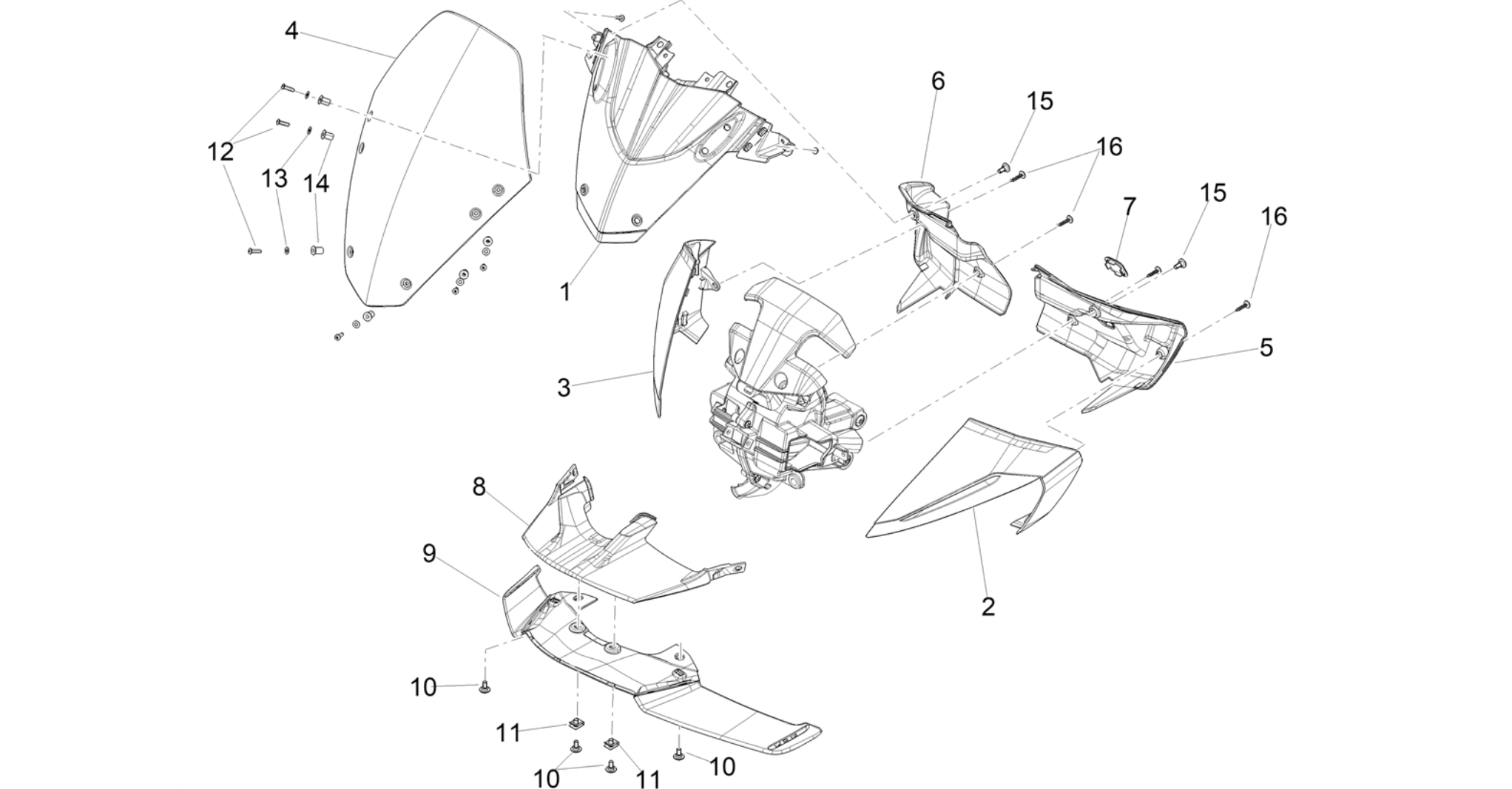 Front fairing