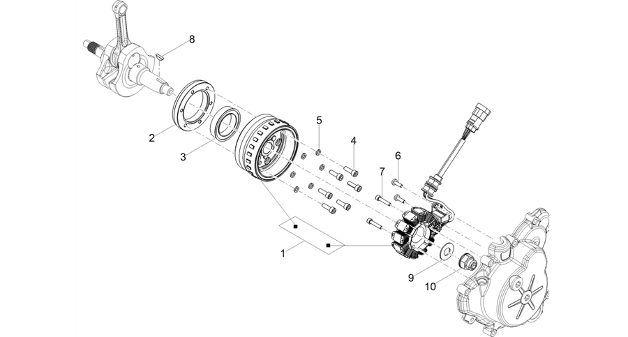 Cdi magneto assy / Ignition unit