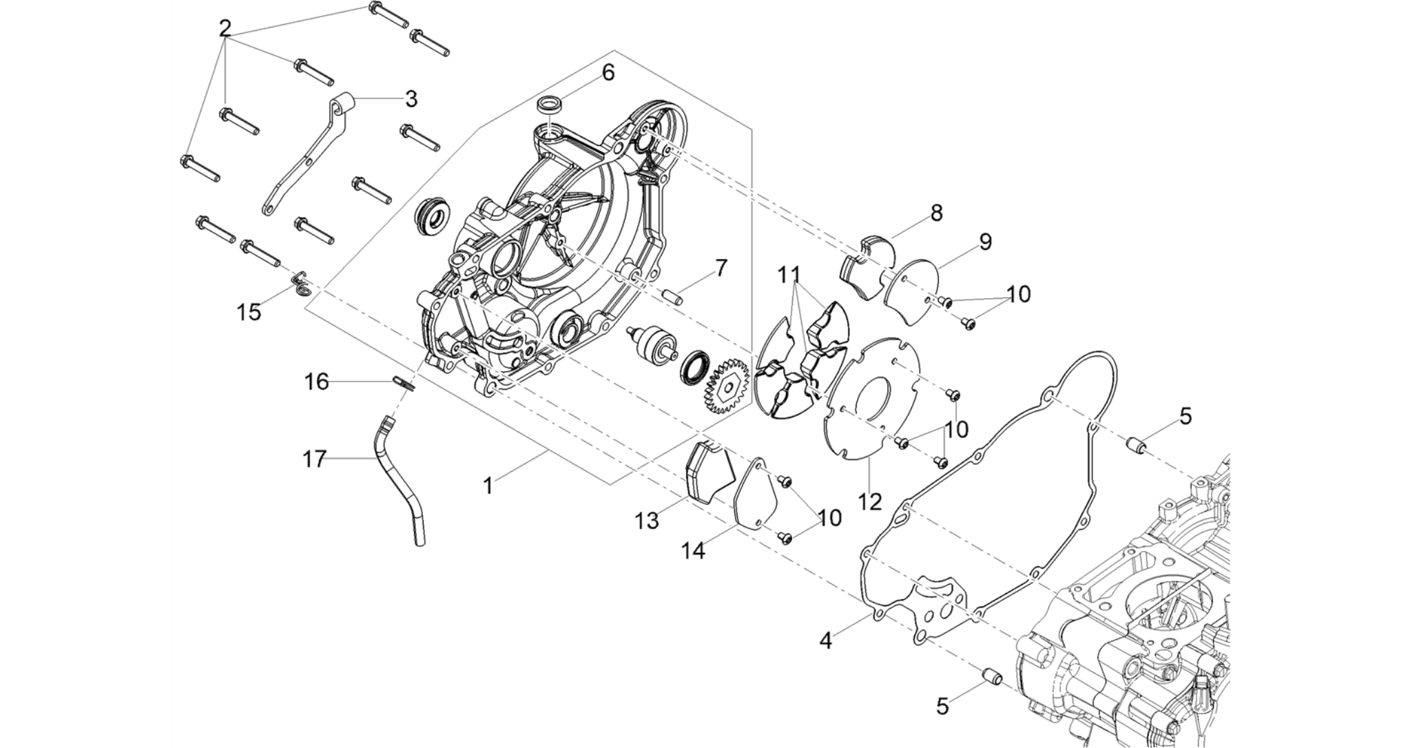 Clutch cover