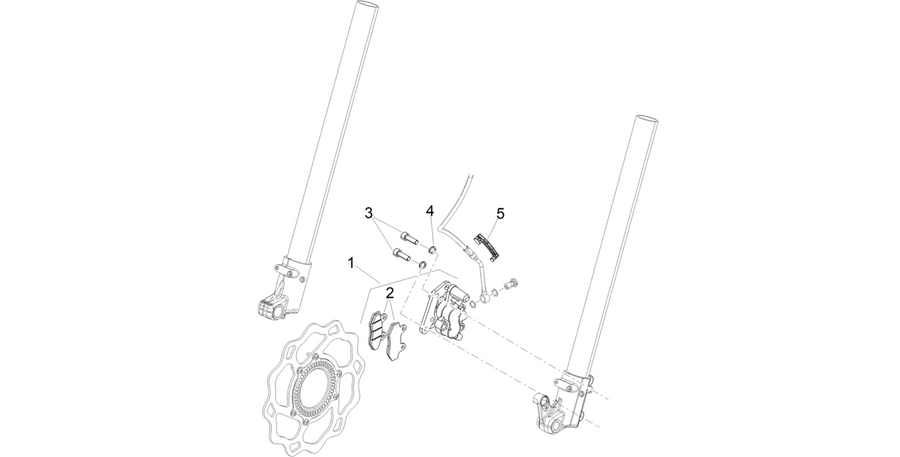 Front brake caliper