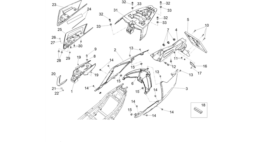 Rear body