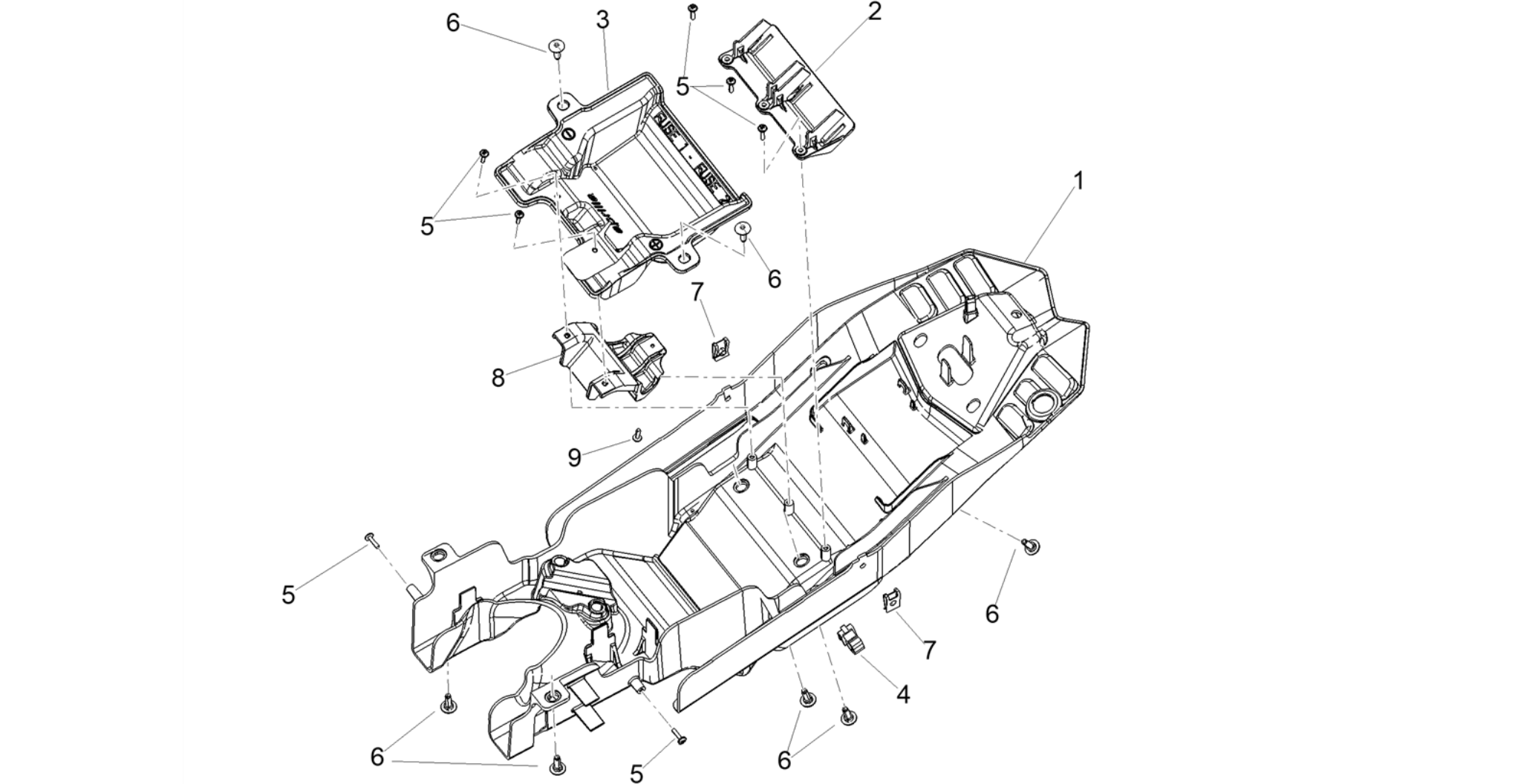 Saddle compartment