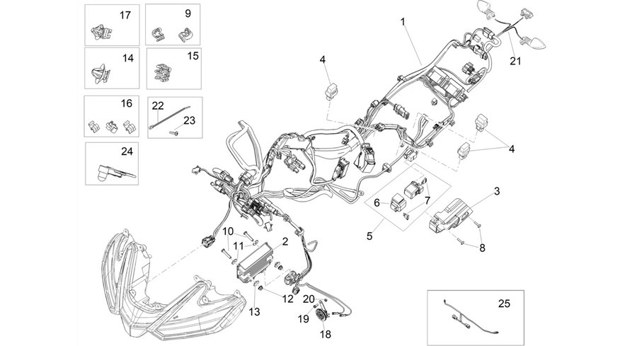 Front electrical system