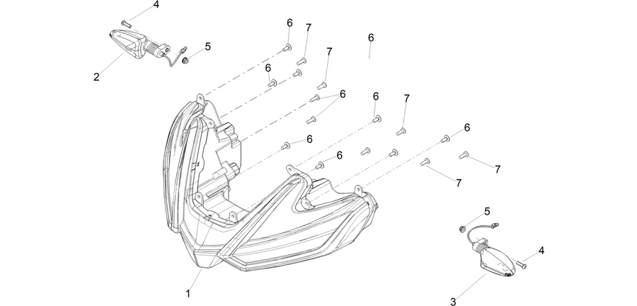Front headlamps