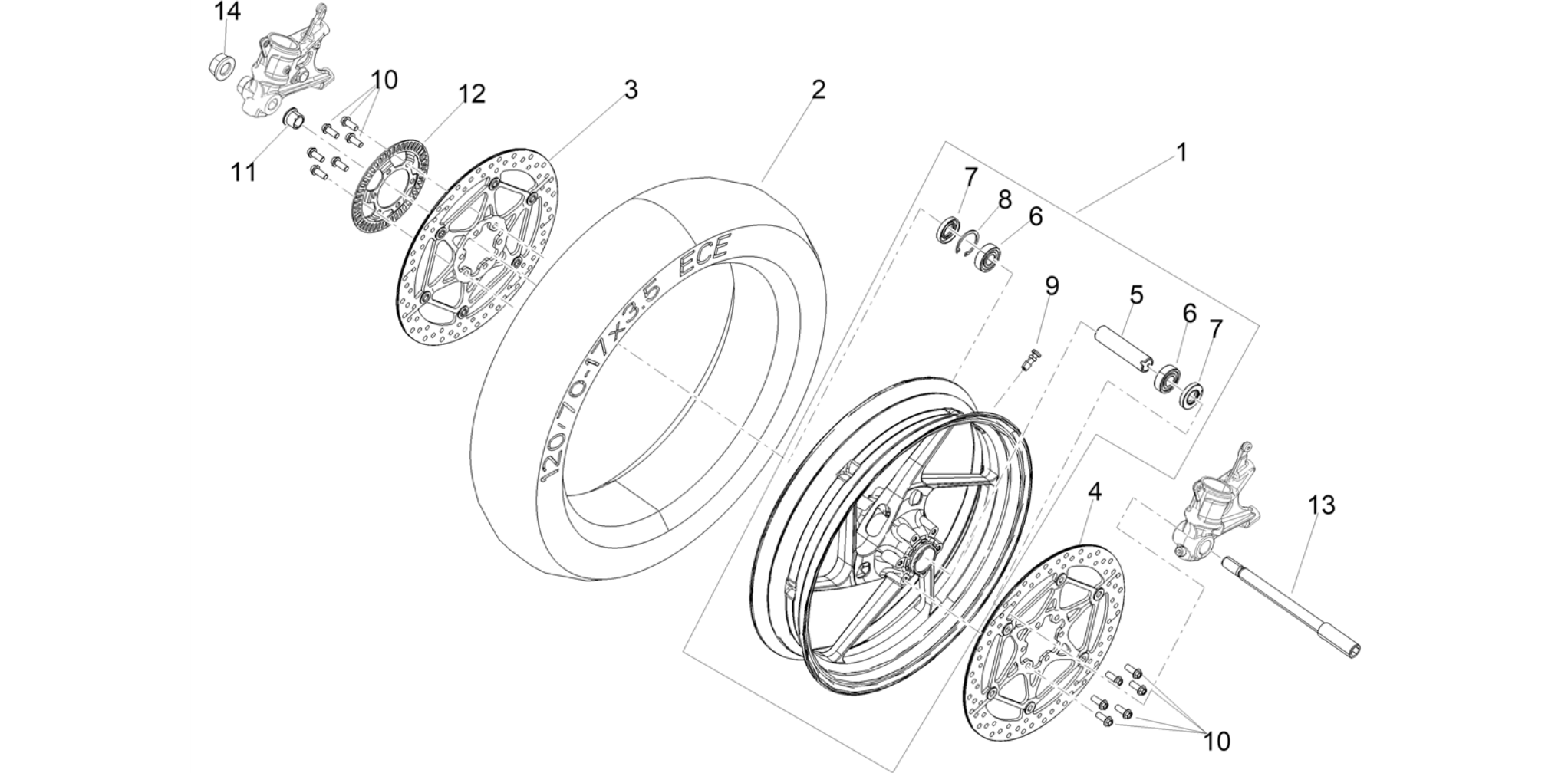 Front wheel