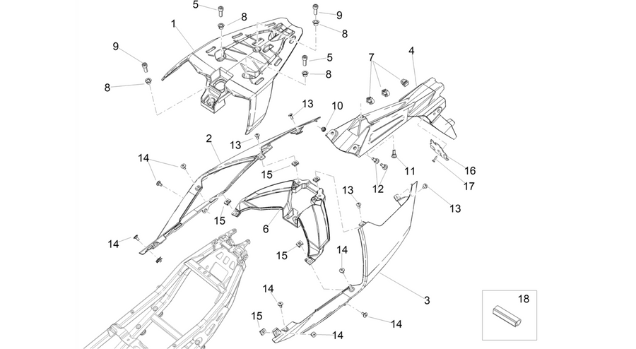 Rear body