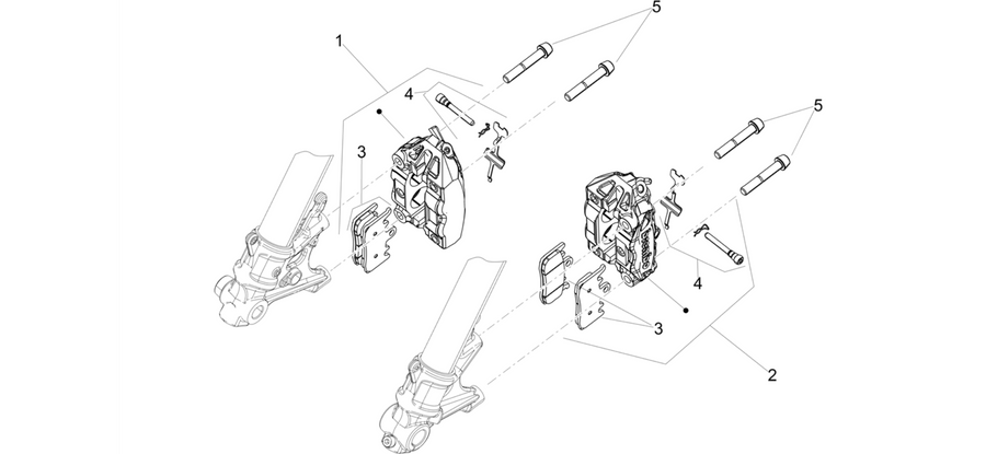 Front brake caliper