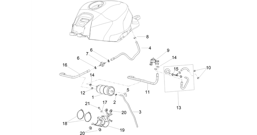 Fuel vapour recover system