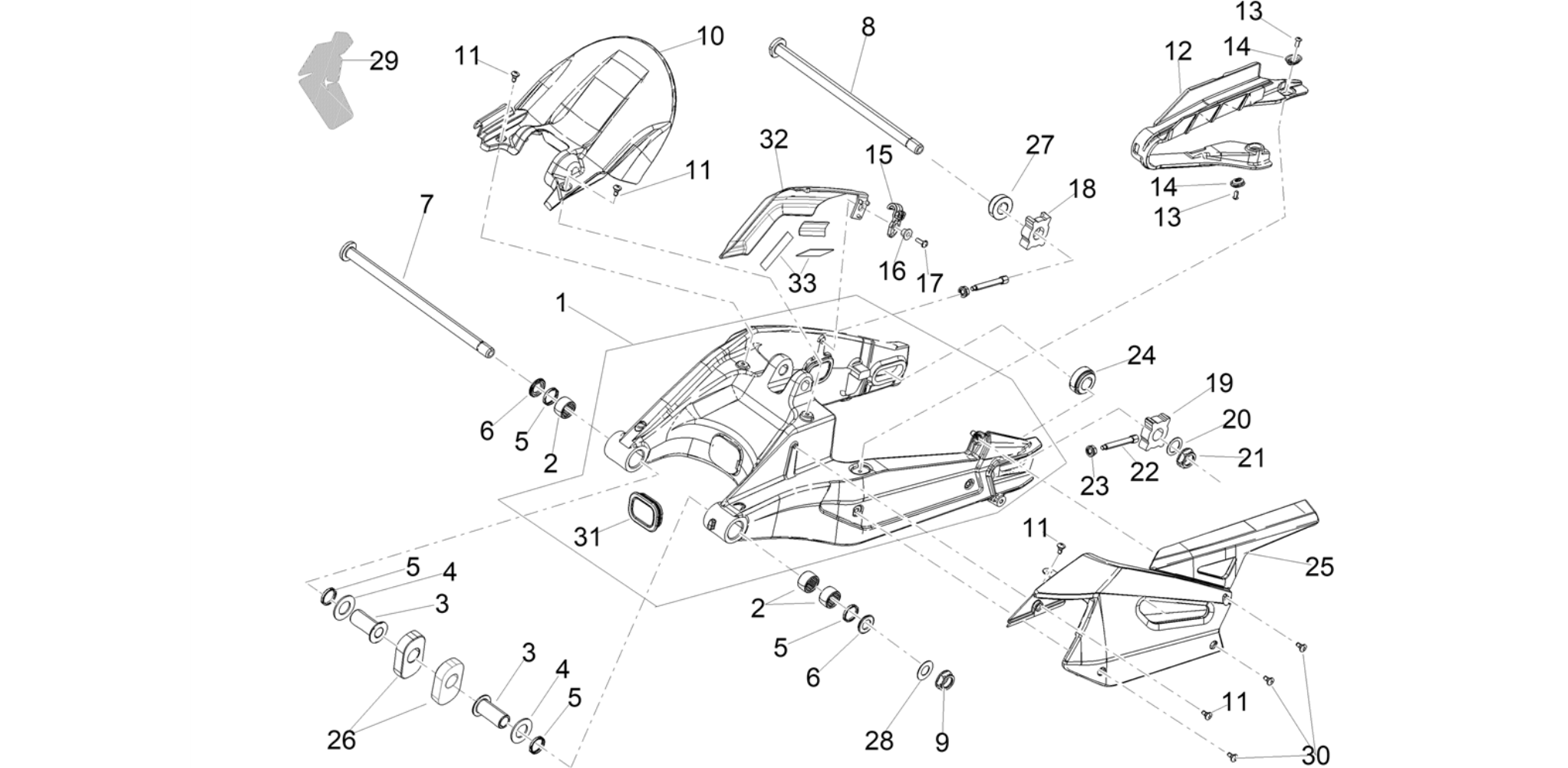Swing arm