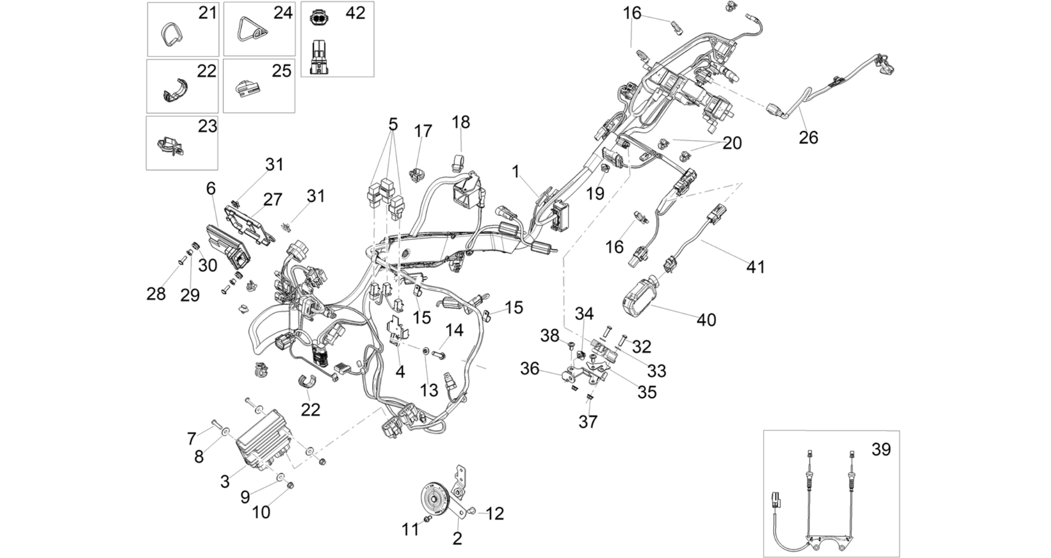 Front electrical system