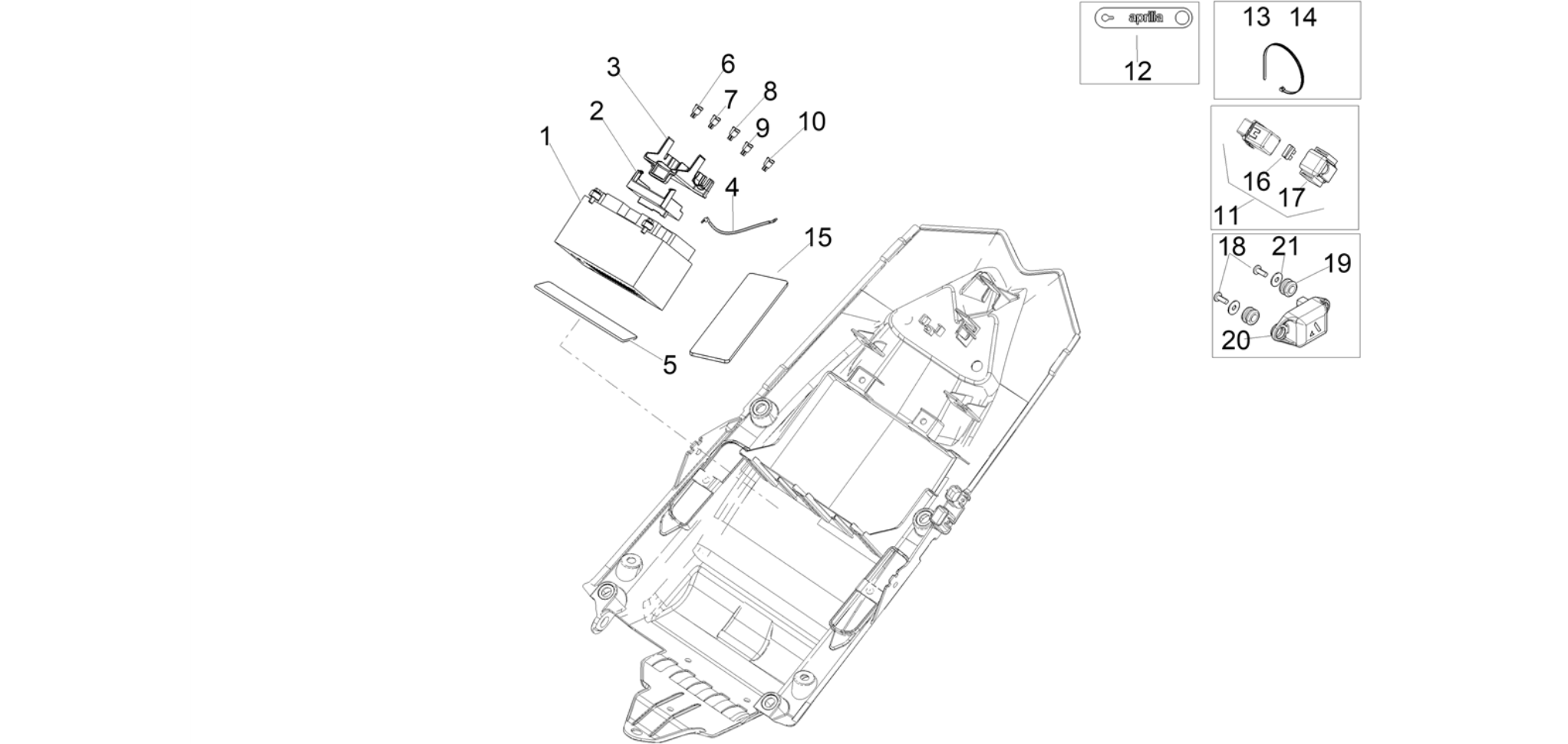 Rear electrical system