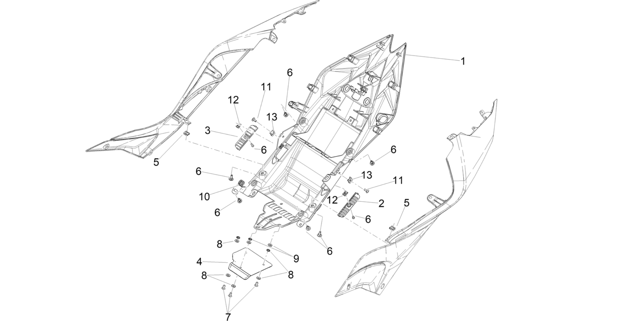 Saddle compartment
