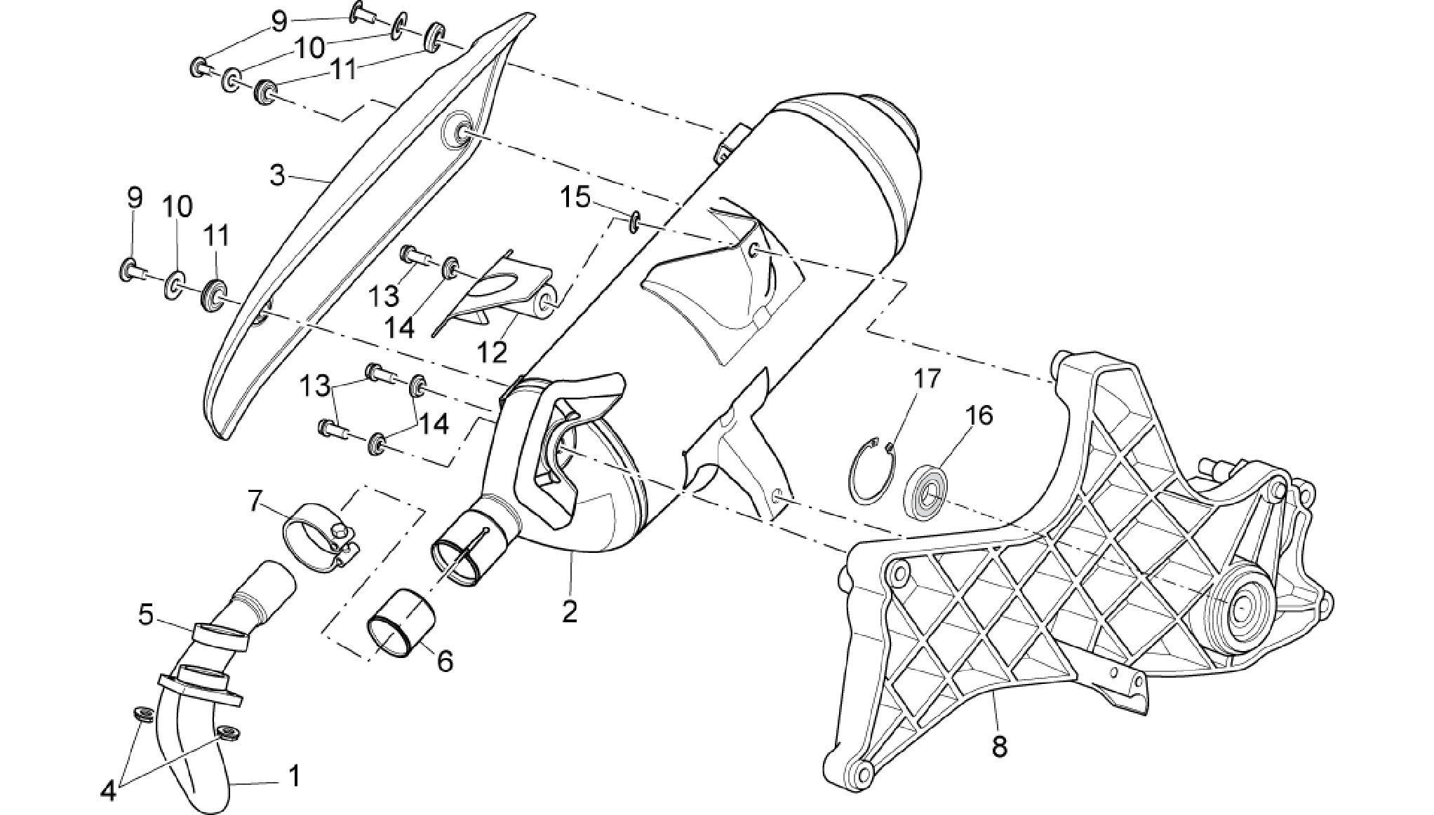 Exhaust unit