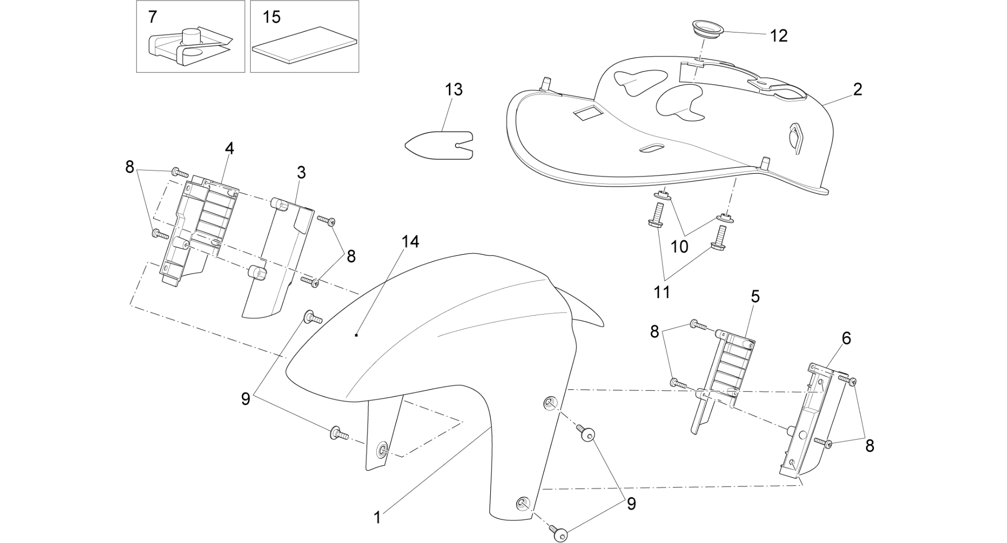 Front body - Front mudguard