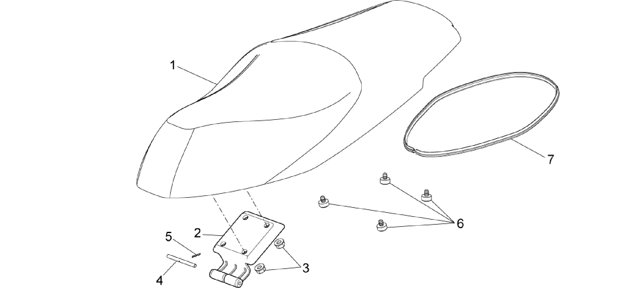 Saddle unit