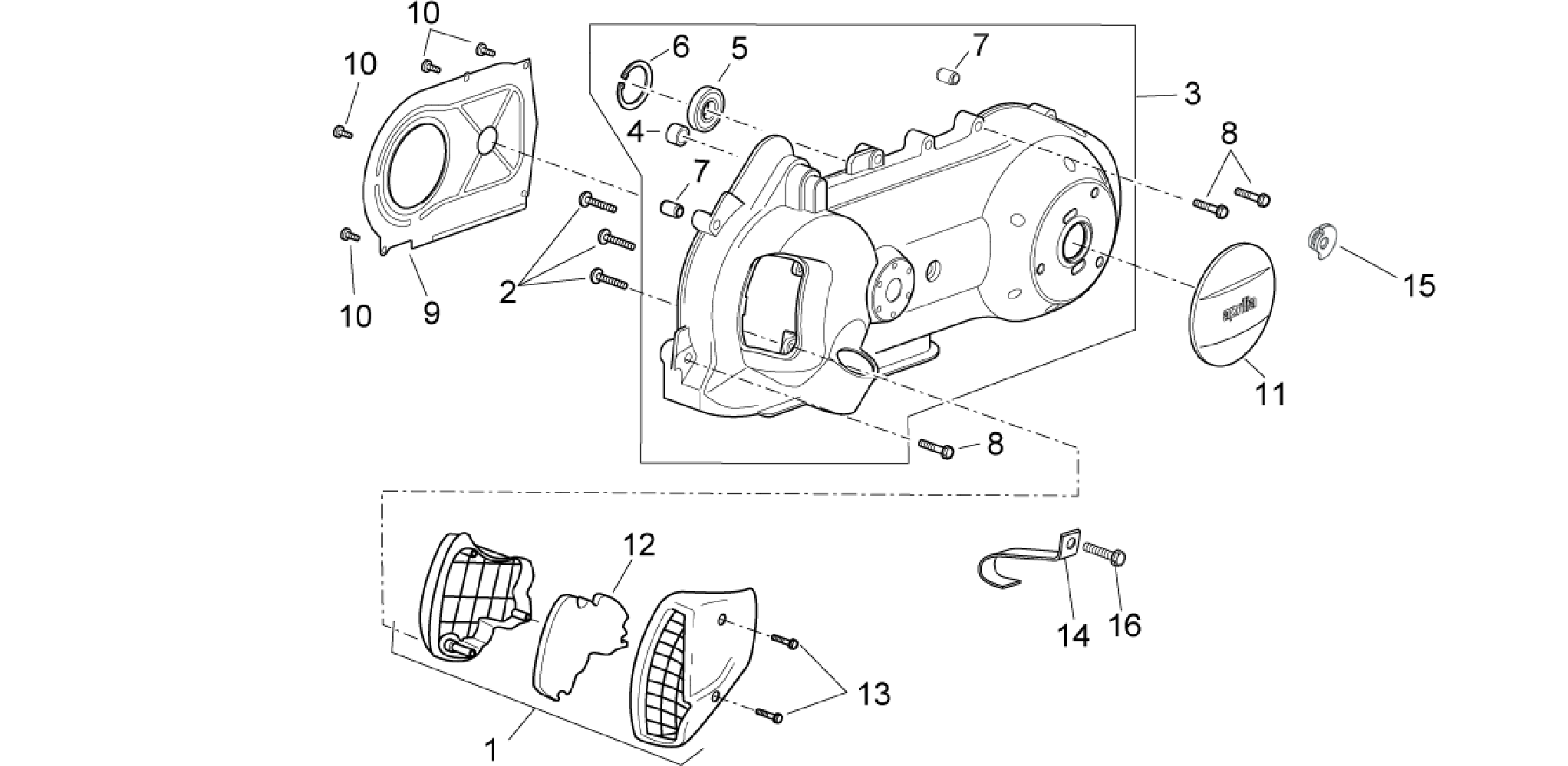 Variator cover
