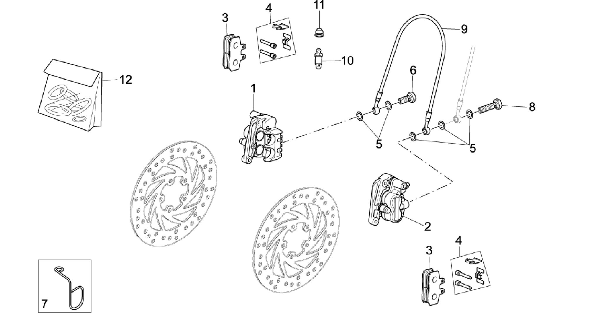 Front caliper