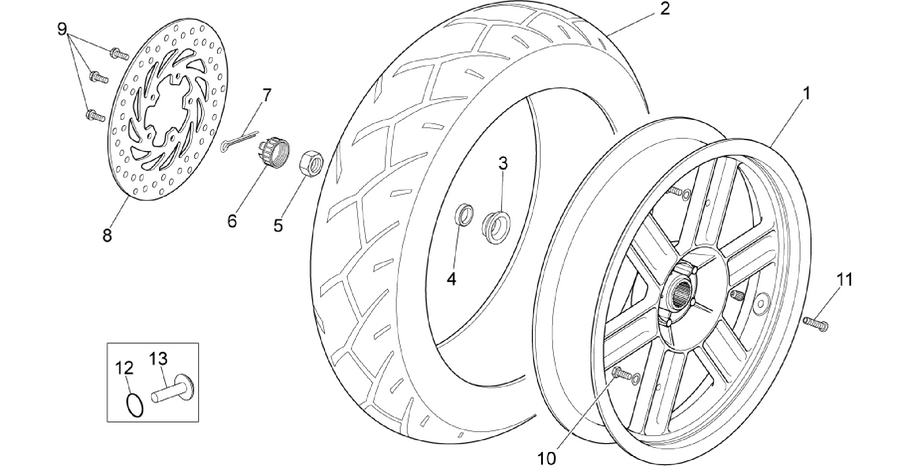 Rear wheel