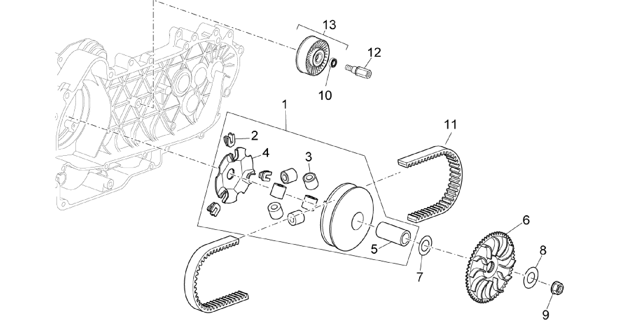 Variator assembly