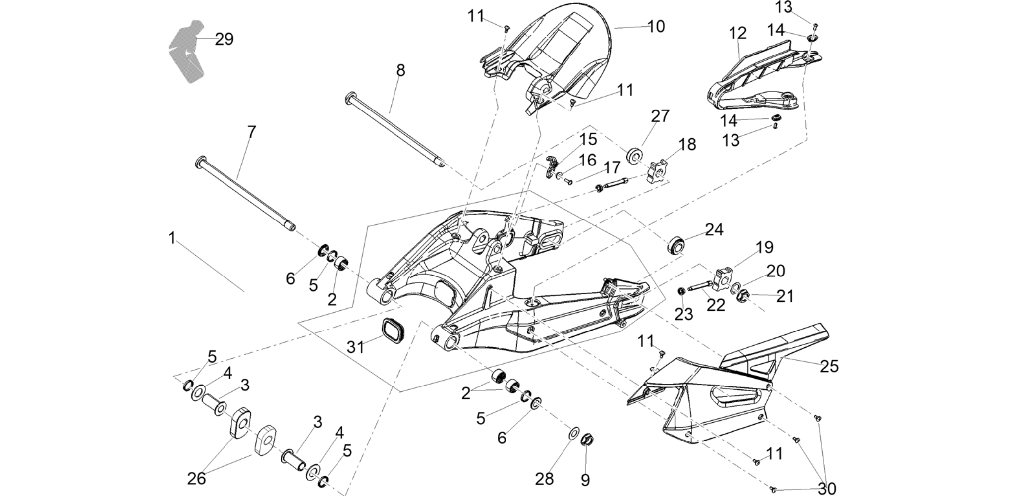 Swing arm
