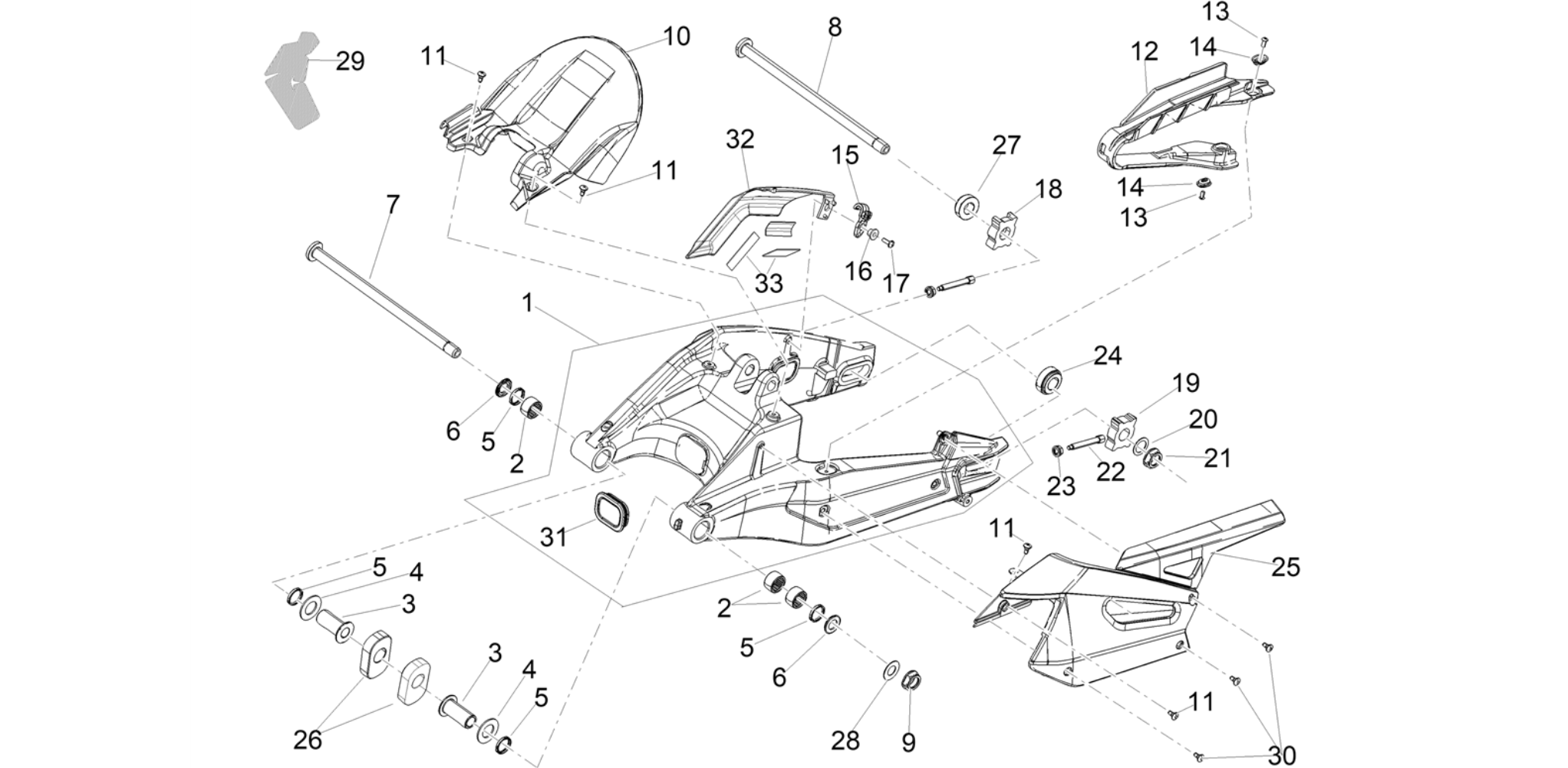 Swing arm