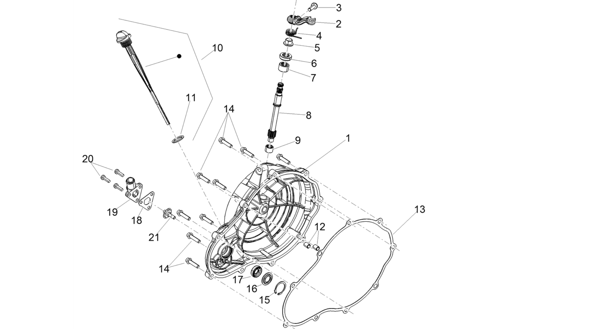 Clutch cover