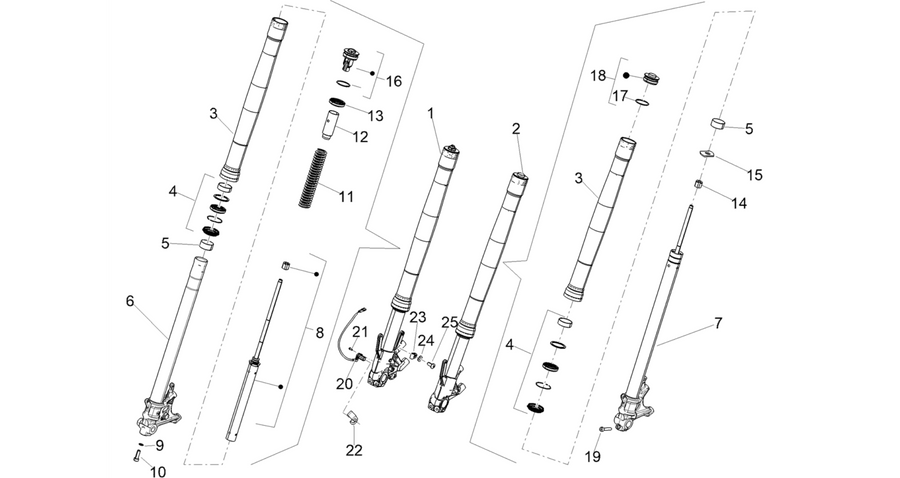 Front fork Kayaba