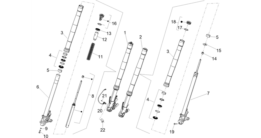 Front fork Kayaba