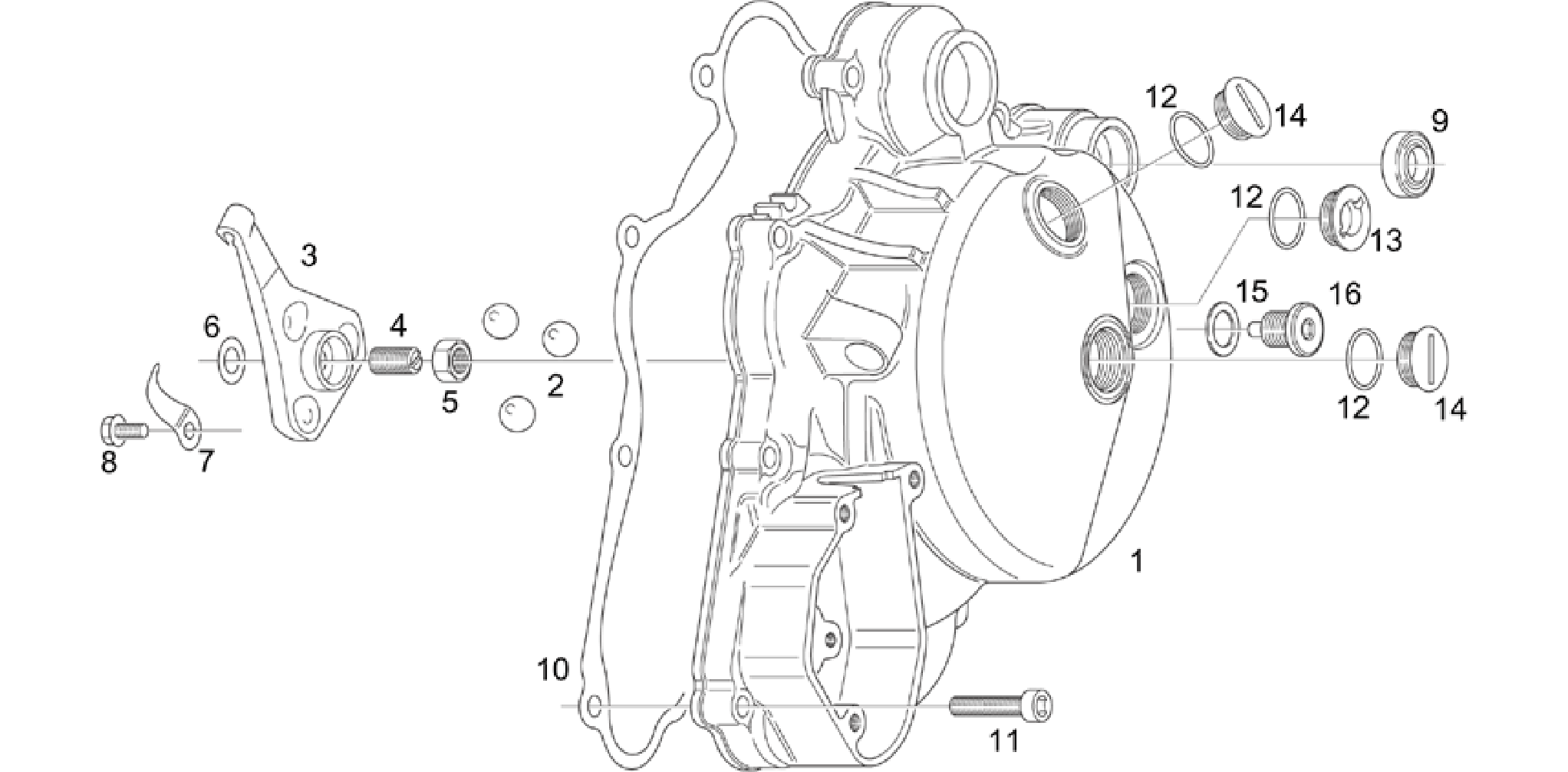 Clutch cover