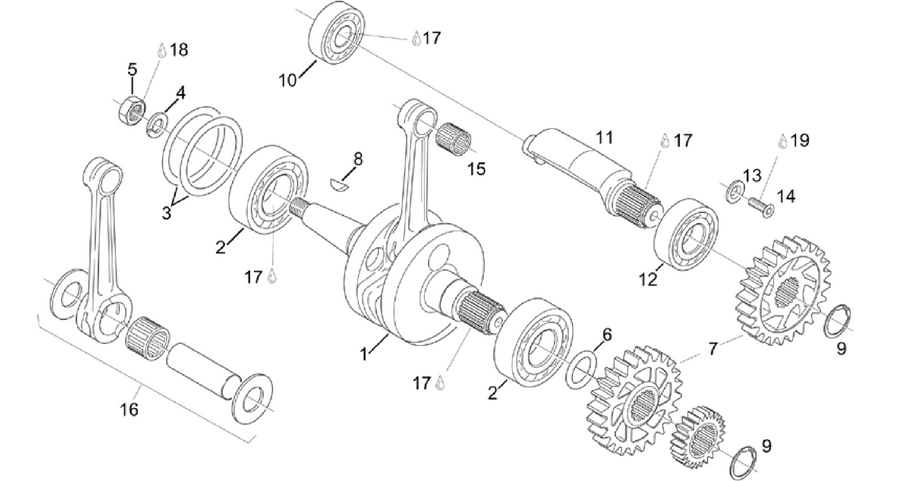Crankshaft - Balance shaft