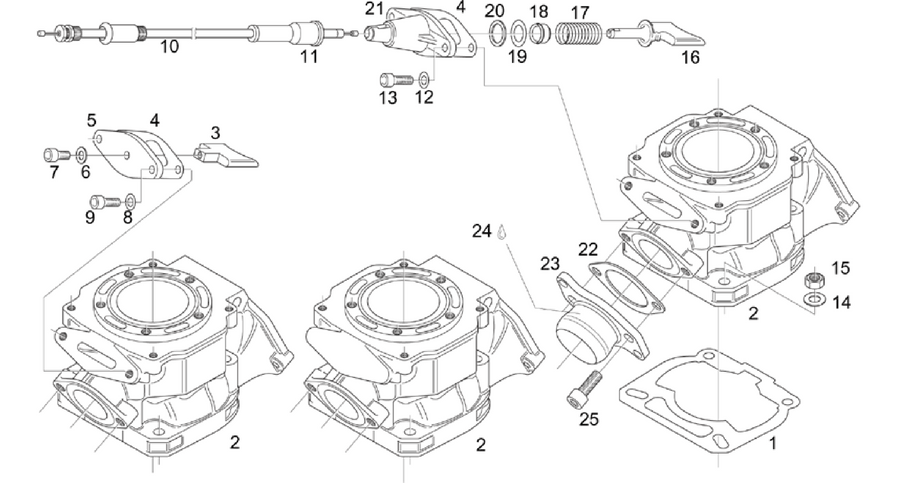 Cylinder - Exhaust valve
