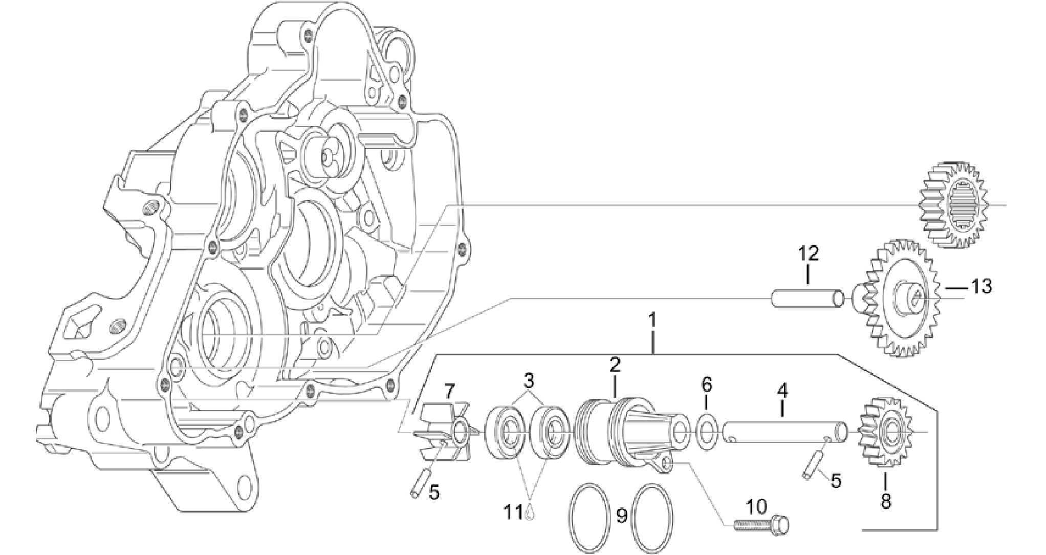 Water pump assy